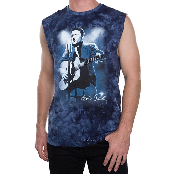 Elvis Presley King of Rock N Roll Official cotton Tank Top 3XL NWT - Picture 1 of 3